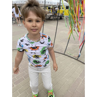 Футболка WOORAGE для детей 2-8 лет , Белый, 116