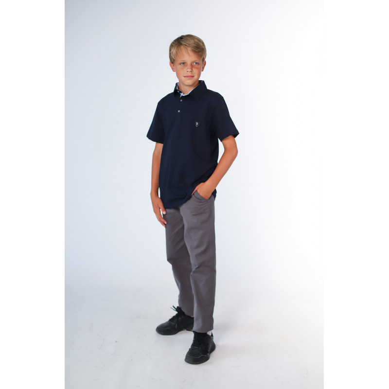 Брюки MUSTI серые для мальчика 7-11 лет 4265, Размер детской одежды (по росту) 122, Цвет Серый