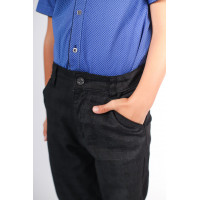 Брюки MUSTI для мальчика клетка 7-11 лет 4280, Размер детской одежды (по росту) 122, Цвет Темно-серый