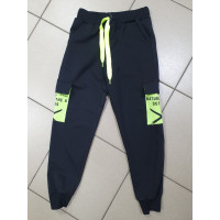 Джогеры спорт BOLD для мальчика 6-9 лет арт 441, Черный, 116