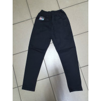 Джинсы МОМ для мальчика 6-10 лет на резинкеALTUN черные арт.456, Черный, 134