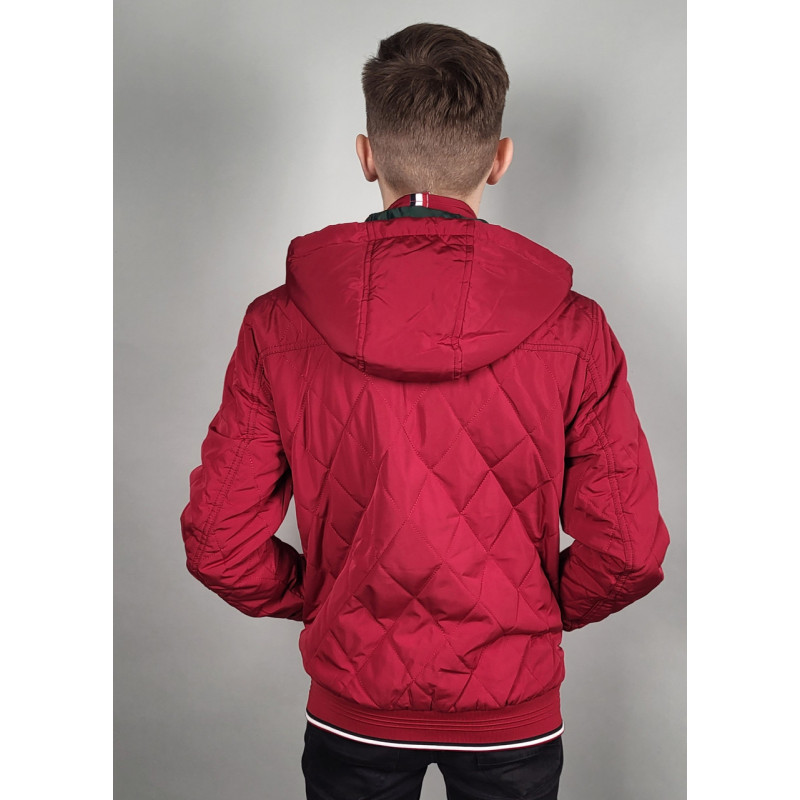 Куртка демисезонная CANADA для подростка10-16лет , Красный, 170