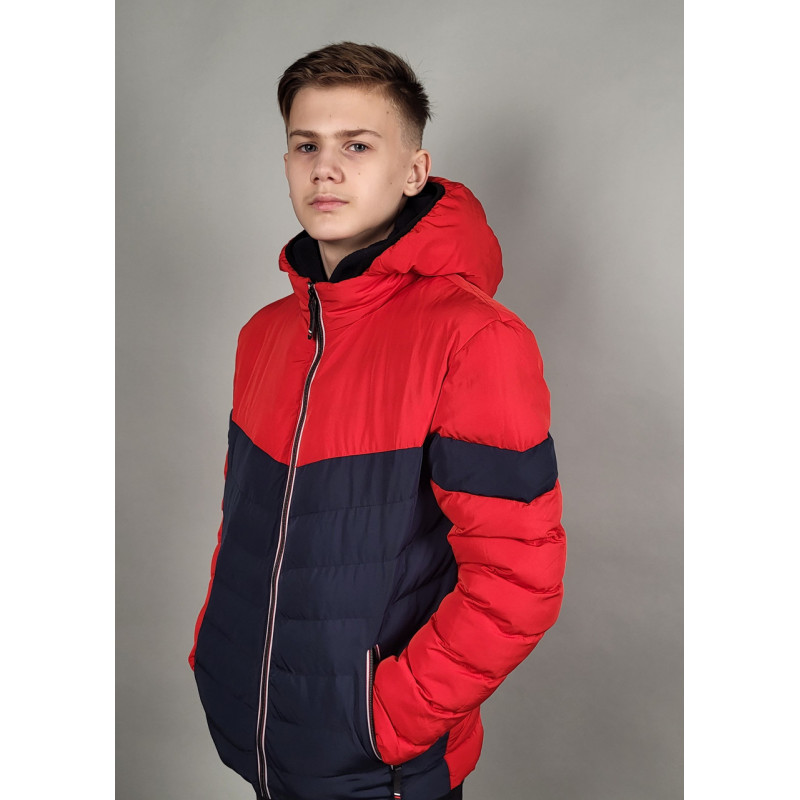 Куртка демисезонная CANADA для подростка10-16лет , Васильковый с синим, 152