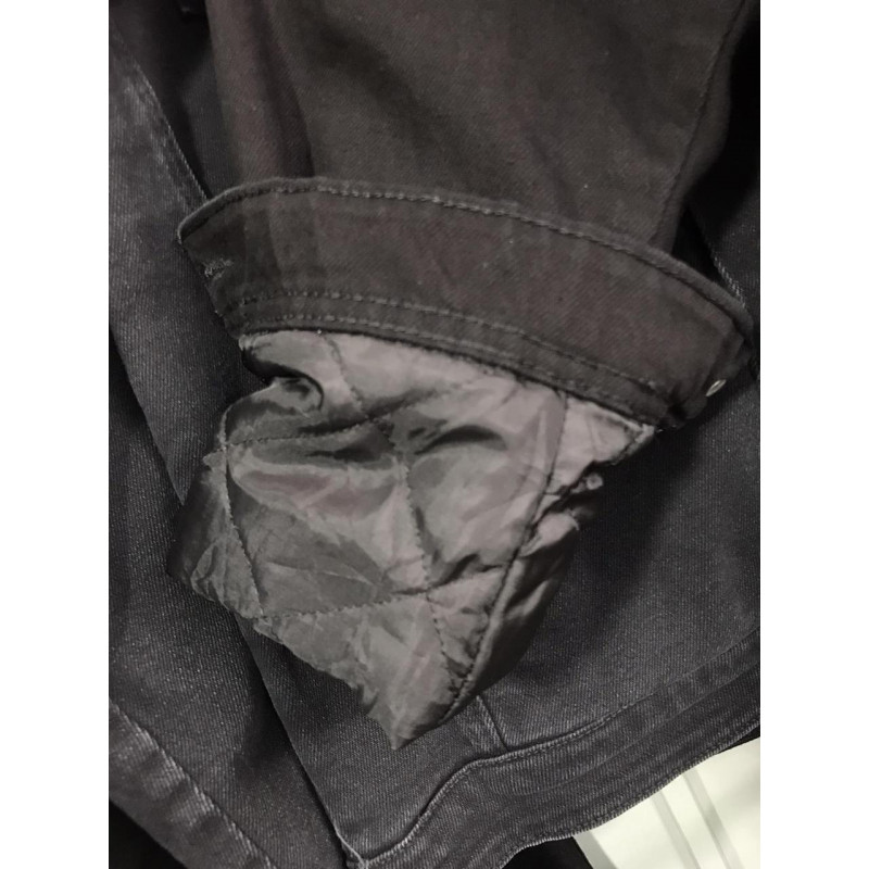 Куртка джинсовая мужская на меху JOHN LUCCA мужской , Темно-серый, XL