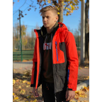 Куртка термо зима DL&AM для подростка 7-16 лет арт.504, Оранжевый, 128