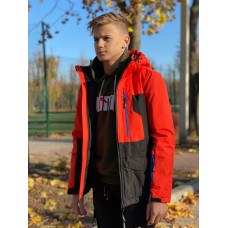 Куртка термо зима DL&AM для подростка 7-16 лет арт.504, Оранжевый, 128