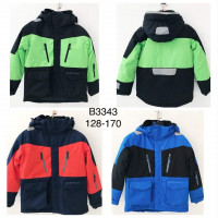 Куртка термо зима DL&AM для подростка 8-16 лет арт.506, Салатовый, 128