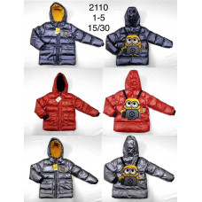 .Куртка зима F&D KIDS для мальчика 1-5 лет арт.553, Синий, 80