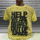 Футболка мужская CRACOW M-XXL Help, L,  Желтый