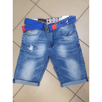 Бриджи SEAGULL джинсовые с ремнем 134-164 58120