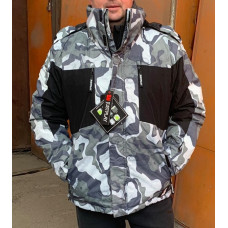 Куртка термо зима JUSTPLAY S-XXL арт.583, Камуфляж, M