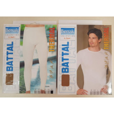 Термокофта лонгслів BERRAK мікрофліс XXL,XXXL арт.588-1, Чорний, XXXL