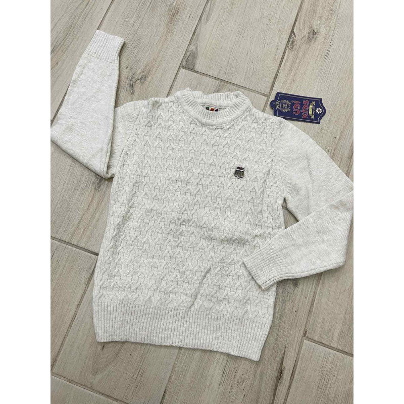 Свитер для мальчика 5-13 лет UDI арт.647, 122, Серый