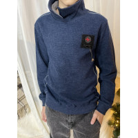 Свитшот для подростка 10-16 лет GOLD STEEL арт.653, Темно-синий, 164