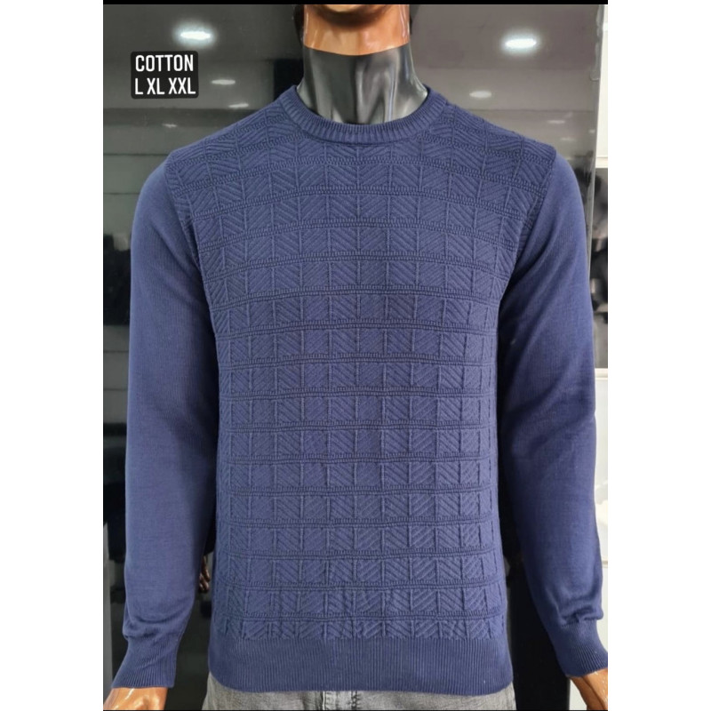 Свитер мужской KAMENY 48-52 размер арт.657, XL, Бордовый