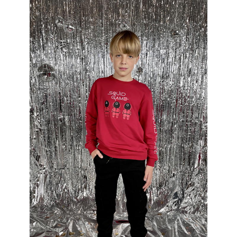 Свитшот Игра в кальмара для подростка13-16 лет DOFFBI днунить арт.672, Желтый, 158