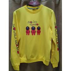 Свитшот Игра в кальмара для подростка 9-12 лет DOFFBI  арт.673, Оливка, 146
