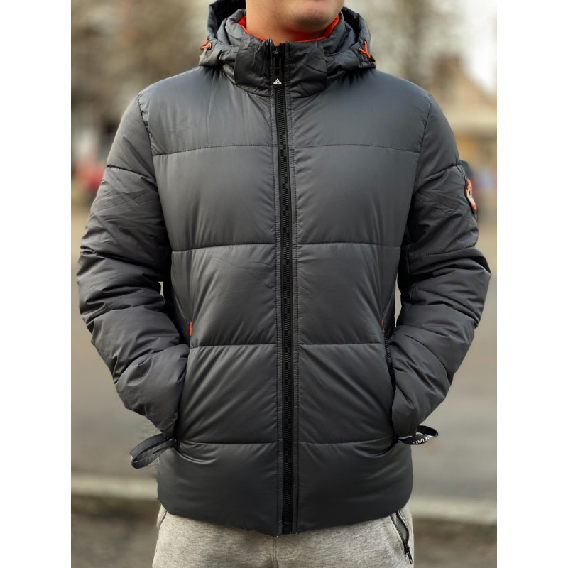 Куртка зимняя MYST мужская 48-56 арт.679, Графит, XXL