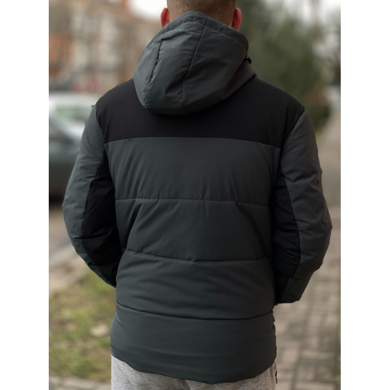 Куртка зимова MYST чоловіча 48-56 арт.681, Чорний, XXXL