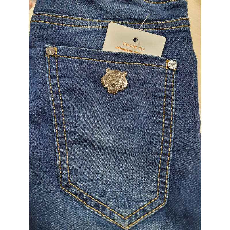 Джинси для хлопчика 2-7 років KENZO арт.718, Розмір дитячого одягу (по зростанню) 98, Колір Синій