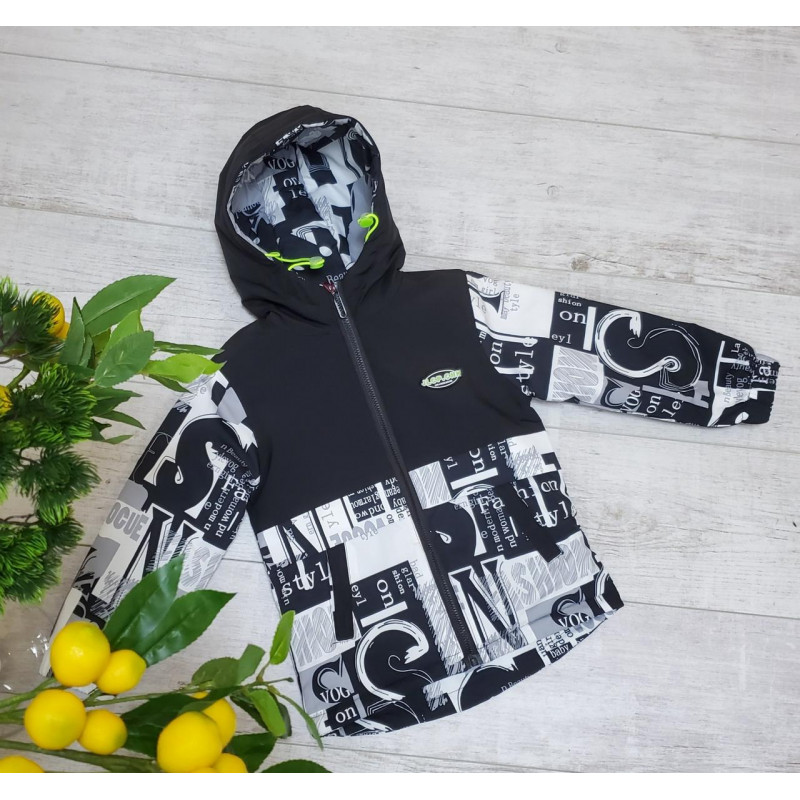 Куртка демисезонная для мальчика 5 до 9 лет FENG SHUO DA арт.781 , Серый, 134