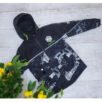 Куртка демисизонная для подростка 10-13 лет MW арт.783, Черный, 140