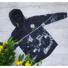 Куртка демисизонная для подростка 10-13 лет MW арт.783, Черный, 140