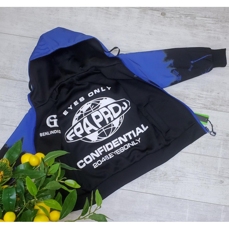 Ветровка двухсторонняя для подростка 10-13 лет XTC арт.787, Желтый, 140