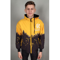 Ветровка двухсторонняя для подростка 10-13 лет XTC арт.787, Электрик, 158