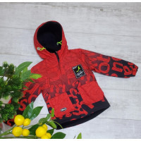 Куртка двухсторонняя для детей от 5 до 9 лет FENG арт.791, Красный, 128