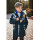 Куртка демисезонная трансформер для мальчика 9-13 лет JOJDAN, Темно-синий, 152