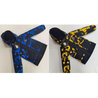 Куртка термо демисезонная для мальчика 2-6 лет AKN арт.796, Черный с синим, 92