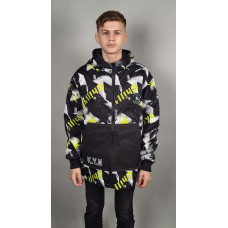 Куртка TH&TY двухсторонняя для мальчика 10-13 лет  , Салатовый, 146