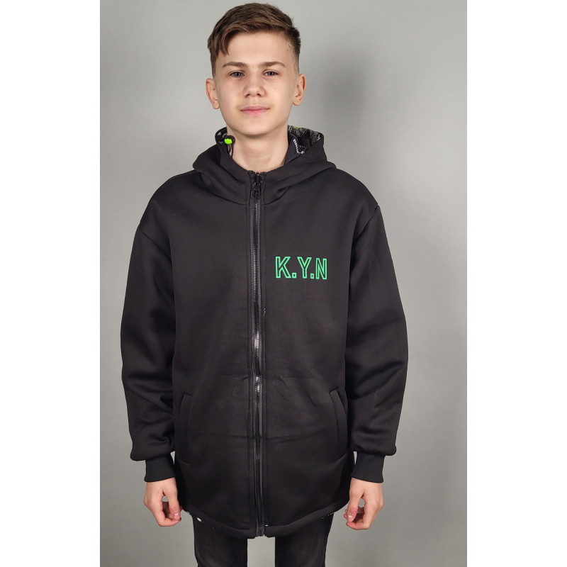 Куртка TH&TY двухсторонняя для мальчика 10-13 лет  , Салатовый, 146