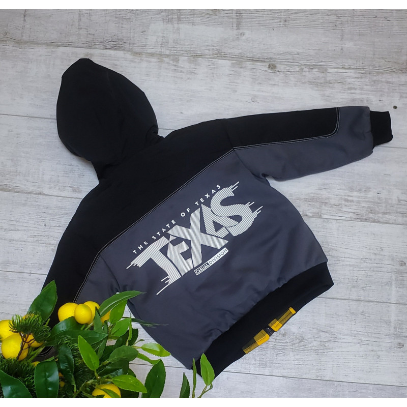 Куртка двухсторонняя для подростка 10-13 лет THTY , Серый, 152