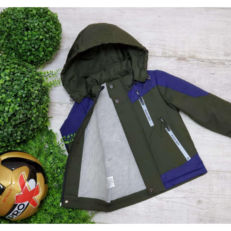 Куртка термо демисезонная для мальчика 3-7 лет YSH арт.846, Размер детской одежды (по росту) 104, Цвет Хаки