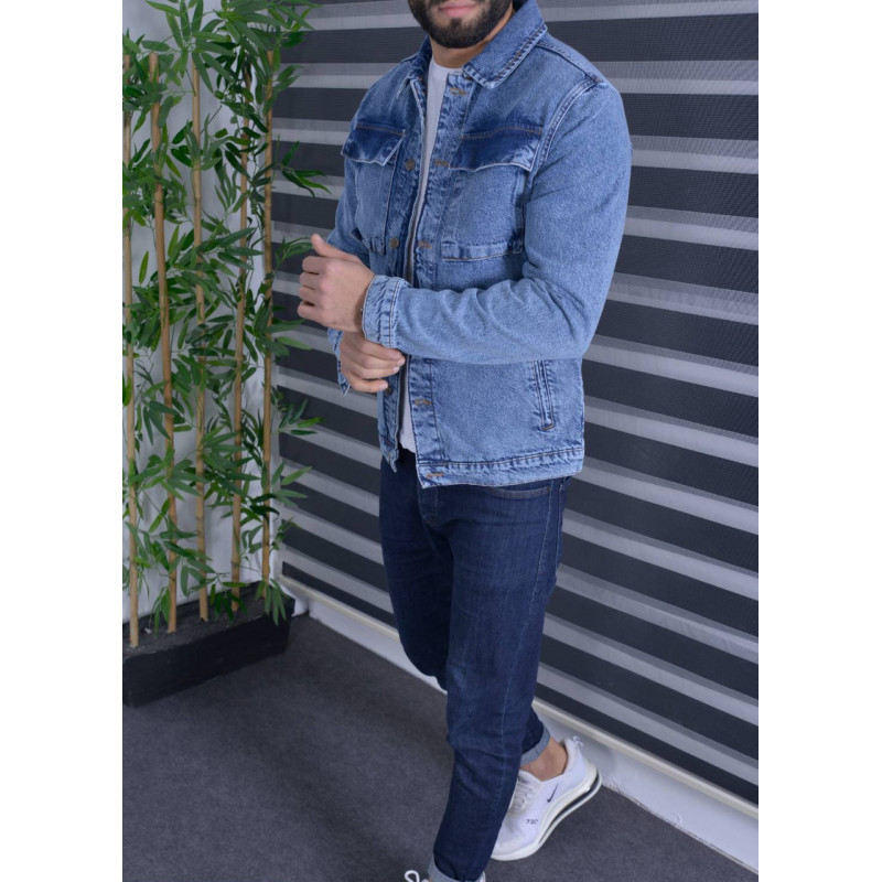 Куртка джинсовая JOHN LUCCA мужская  , Синий, L