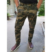 Брюки карго мужские LS коттоновые, 42, Серый